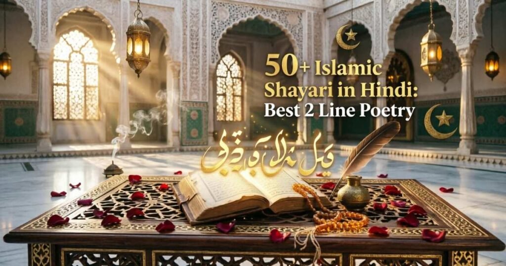 50+Islamic Shayari in Hindi: Best 2 Line Poetry