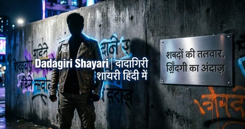 Dadagiri Shayari | दादागिरी शायरी हिंदी में