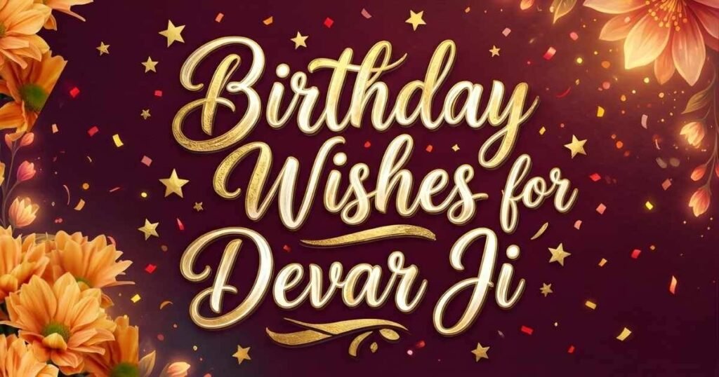 280+ Birthday Wishes for Devar – Heart Touching & Funny Lines