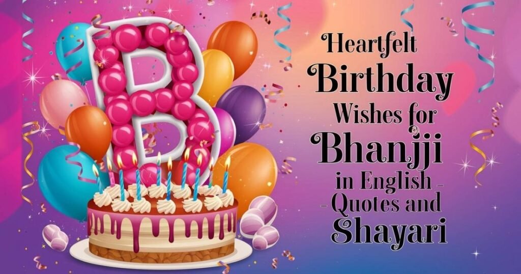 327+ Birthday Wishes for Bhanji in English – Cute, Funny & Heartfelt Messages