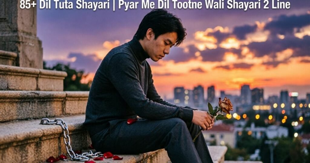 85+ Dil Tuta Shayari | Pyar Me Dil Tootne Wali Shayari 2 Line