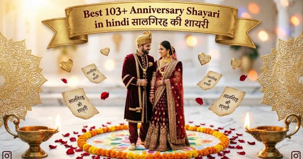 Best 103+ Anniversary Shayari in hindi सालगिरह की शायरी –