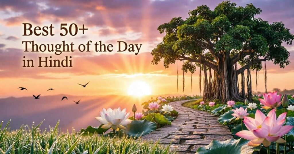 Best 50+ Thought of the Day in Hindi | आज का प्रेरक विचार पढ़ें और मोटिवेट हों