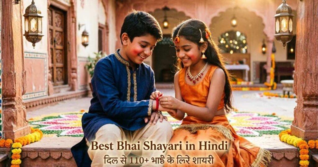Best Bhai Shayari in Hindi दिल से 110+ भाई के लिए शायरी –