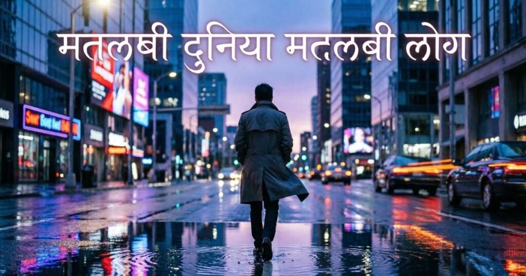 मतलबी दुनिया मतलबी लोग शायरी | Matlabi log shayari