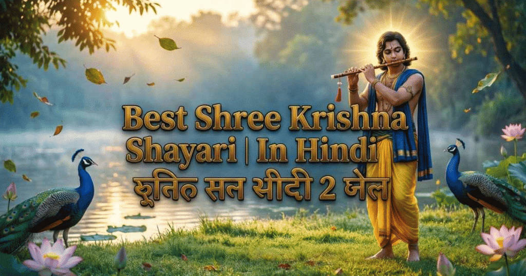 107+ Best Shree Krishna Shayari In Hindi | कृष्ण प्रेम शायरी 2 लाइन